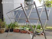 Gambar JEMURAN PAKAIAN STAINLESS STEEL JUMBO 180 CM ANTI KARAT BINA KARYA dari THERESA TRADING undefined 3 Tokopedia
