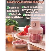 Gambar Blender Portabel Elektrik Tanpa Kabel / Mini Chopper 250ML dari Juragan91 undefined 2 Tokopedia