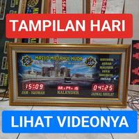 Gambar jam sholat digital masjid 7 segmen led jadwal sholat bergantian dari toko jam masjid toel undefined 4 Tokopedia