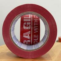 Gambar FLYHOME Lakban fragile merah putih 2inci 100yard 1 dus 48x100 yard - Merah, 48x100Y ECO dari Flyhome Brand Lokal undefined 5 Tokopedia