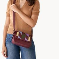 Gambar Tas Wanita Original Fossil Harper Flap Small Crossbody Bag Wine Multi dari The AuthenticNina undefined 3 Tokopedia
