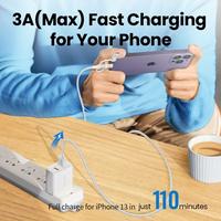 Gambar Ugreen MFi 3 in 1 USB to Lightning Micro USB Type C Fast Charging 2.4A dari Perlu Ada undefined 4 Tokopedia