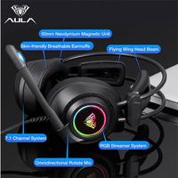 Gambar Headset Gaming Aula S600 Usb  Virtual 7.1 Surround Sound Rgb Light dari Das Technology undefined 3 Tokopedia