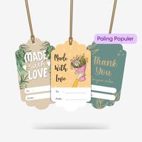 Gambar Hangtag Vintage - Custoom.in - HTV001, Dengan Tali dari Custoomin undefined 1 Tokopedia
