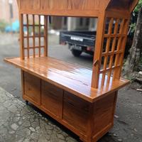 Gambar gerobak angkringan booth dari Rudi gerobak mebel undefined 1 Tokopedia