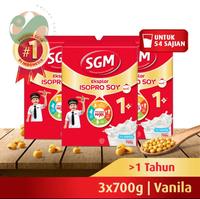 Gambar Paket 3 - SGM EKSPLOR ISOPRO SOY 1+ - Vanilla - 3 x 700 gram dari Online Susu undefined 1 Tokopedia