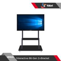 Gambar Axioo Interactive Smart Screen 86" Gen 2 + Standing Bracket Moveable dari Yolori undefined 1 Tokopedia
