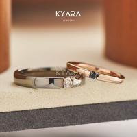 Gambar Cincin Tunangan Nikah Kawin Couple Palladium Perak Platinum K138 - Single Perak dari Kyara Jewelry undefined 1 Tokopedia