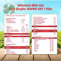 Gambar Paket 2 - SGM EKSPLOR ISOPRO SOY 1+ - Vanilla - 2 x 700 gram dari Online Susu undefined 3 Tokopedia