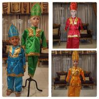 Gambar Pakaian Daerah Adat Padang Tk & Sd Baju Adat Padang Tradisional Anak - Biru, Laki L dari Demodetoko undefined 1 Tokopedia