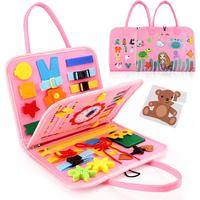 Gambar Mainan Montessori Anak Busy Jar Sensory Play 8 IN 1 Edukasi Motorik. - PINK 3 PAGES dari TRENDIO undefined 1 Tokopedia