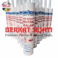 Gambar Lem Sealant DEKKSON Neutral / DEKSON Netral Silicone Kaca WHITE PUTIH dari Berkat Sejati Toko undefined 1 Tokopedia
