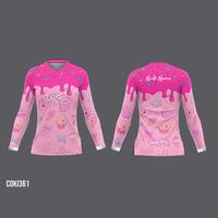 Gambar Kaos Jersey Olahraga Sepeda Wanita Custom Cewek Kue Printing COKI361 - XL dari KAOS BOS JERSEY undefined 1 Tokopedia
