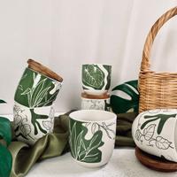 Gambar Gelas Keramik Ocha Flosage by Carramica - 6 pcs Ocha dari Carramica undefined 4 Tokopedia