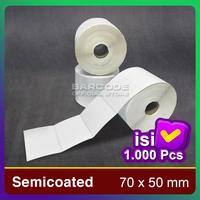 Gambar Kertas Sticker Label Printer Barcode 70 x 50 mm - 1 Line - Semicoated dari Barcode Store Solutions undefined 5 Tokopedia