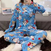 Gambar dealshop baju tidur dewasa lengan panjang celana panjang import - MILK UNGU dari dealshop17 undefined 2 Tokopedia