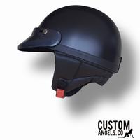 Gambar helm chips retro sni dewasa pria wanita - Hitam, helm + pet dari custom angels gallery undefined 4 Tokopedia