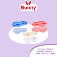 Gambar LustyBunny Feeding Set Mangkuk Bubur - Putih dari Lustybunny Baby undefined 1 Tokopedia