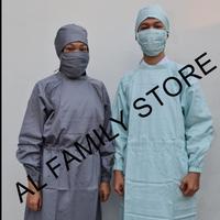 Gambar JUBAH OPERASI / GOWN All Size - UNISEX AL-JO03 - 21 Biru Dongker, all size dari ALKES Personal undefined 2 Tokopedia