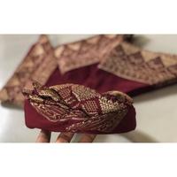 Gambar UDENG BALI SEMI SONGKET BALI ASLI - Ungu Biasa dari Fasiruzshoop undefined 3 Tokopedia