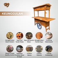 Gambar Gerobak Jualan Angkringan Tanpa Lubang Di Kirim Ke Semarang Franchise - Kayu Jati, Sederhana dari Sahabat Mebel Official undefined 4 Tokopedia