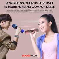 Gambar Mikrofon WS-898 Genggam Bluetooth Karaoke Nirkabel Speaker Full Bass dari toko aneke acc d undefined 4 Tokopedia