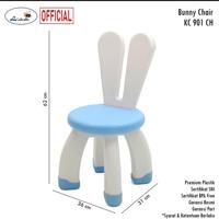 Gambar Labeille KC 901 CH Baby Chair Bunny / Kursi Plastik Makan Belajar Anak - Purple dari sweetbabyshopping undefined 1 Tokopedia