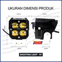 Gambar LUXIMOS R7.Lampu Sorot untuk Mobil/Motor.Super Terang 58watt+Devil Eye - Devil Eye Biru dari CENTRO MOTOR_NEW undefined 4 Tokopedia