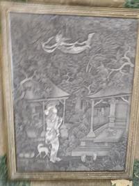 Gambar lukisan raja pala, tinta cina diatas kanvas dari gaurari house decoration undefined 3 Tokopedia