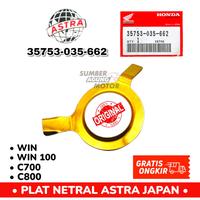 Gambar PLAT NETRAL ROTOR NEUTRAL WIN C700 C800 TEMBAGA KUNINGAN ORI NOS 35753 dari Sumber Agung Motor undefined 1 Tokopedia