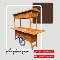 Gambar Gerobak Jualan Angkringan Tanpa Lubang Di Kirim Ke Semarang Franchise - Kayu Jati, Sederhana dari Sahabat Mebel Official undefined 1 Tokopedia