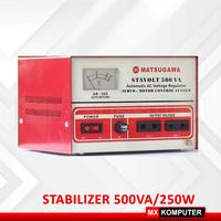 Gambar Stavolt Motor MATSUGAWA 500VA AR-500 Servo Stabilizer Stavol MATSUNAGA dari MXKomputer_NEW undefined 1 Tokopedia