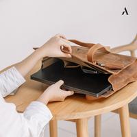 Gambar Tas Selempang Wanita Tas Kerja Wanita Kulit Sapi Asli Alona Althea - Tan dari Lava Official Shop undefined 3 Tokopedia