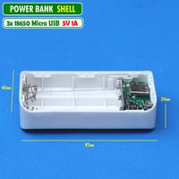 Gambar DIY 5V Casing Modul Power Bank Shell Kit 3x 18650 Kosong No Battery dari PusatLed undefined 3 Tokopedia