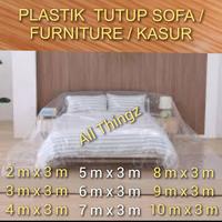 Gambar Plastik Tutup Furniture Penutup Sofa Barang Terpal Hujan Kasur - 2 m x 3 m dari ALL THINGZ undefined 1 Tokopedia