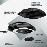 Gambar Logitech G502 X LIGHTSPEED Mouse Gaming Wireless HERO 25K DPI dari Smart Media Computer undefined 3 Tokopedia