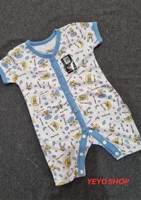 Gambar Setelan Baju Bayi / Jumper Bis Tengah Usia 0-9 Bulan - Biru Muda, 0-3 Bulan dari YeYoShop undefined 5 Tokopedia