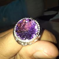 Gambar Cincin Akik Natural Ungu Bungur Tanjung Bintang Asli, 11.68ct dari kelontonghobi undefined 1 Tokopedia