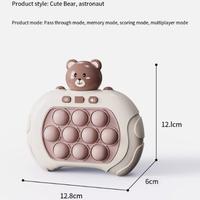 Gambar mainan stimulasi fidget toys press consule game astronout bear pop it - bear, tanpa baterai dari calla lily undefined 2 Tokopedia