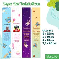 Gambar Paperbelt Tedhak Siten - Label Box Bento Tedhak Siten - Sleeve Nasi Ku - PTD-TM008, 5x24cm dari Picstory undefined 1 Tokopedia