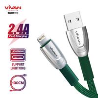 Gambar VIVAN BTK-L - 2.4A - 100CM - Kabel Data iPhone 5/6/7/8/x/xs/11 dari VIVAN SHOP Authorized Store undefined 3 Tokopedia