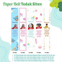 Gambar Paperbelt Tedhak Siten - Label Box Bento Tedhak Siten - Sleeve Nasi Ku - PTD-TM008, 5x24cm dari Picstory undefined 2 Tokopedia