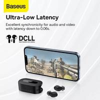 Gambar Baseus EZ10 TWS True Wireless Earbuds Headset Bluetooth Mini BT 5.3 - Hitam dari Queen-id undefined 3 Tokopedia