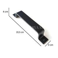 Gambar gagang pintu plat besi minimalis/handle pintu model plat strip besar - pendek dari @tunas jaya undefined 4 Tokopedia