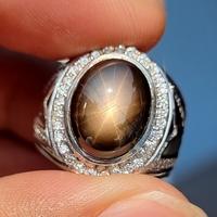 Gambar Natural HQ Batu Bangsing Kresnadana Star Black Sapphire 11.80 Cts dari The Luffy Permata undefined 3 Tokopedia