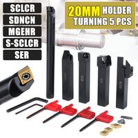 Gambar Paket Holder Bubut Set 5 pcs 20 mm Pahat Luar Dalam 20mm Boring Ulir dari inpertek Technology undefined 1 Tokopedia