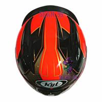 Gambar HELM KYT RC7 #16 RED FLO GOLD BLACK FULL FACE ORIGINAL SNI DOT - PG.VISOR GOLD, L dari CS Helmet_NEW undefined 4 Tokopedia