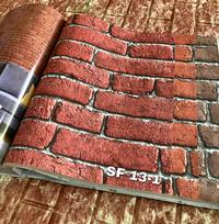 Gambar WALLPAPER DINDING BATU BATA MERAH COKLAT 3D NATURAL TEKSTUR SF - SF13-2 dari Wallpapergrosir undefined 1 Tokopedia