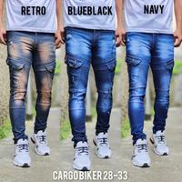 Gambar Celana Cargo Panjang Pria Clana Jeans Laki Laki Dewasa Pakaian Cowok - Retro, 30 dari Ps.Fashion undefined 5 Tokopedia