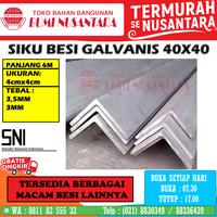 Gambar SIKU GALVANIS 40X40 6 METER HOT DIP BESI SNI STEEL ANGLE 40 X 40 4X4 dari Bumi Nusantara 85 undefined 1 Tokopedia